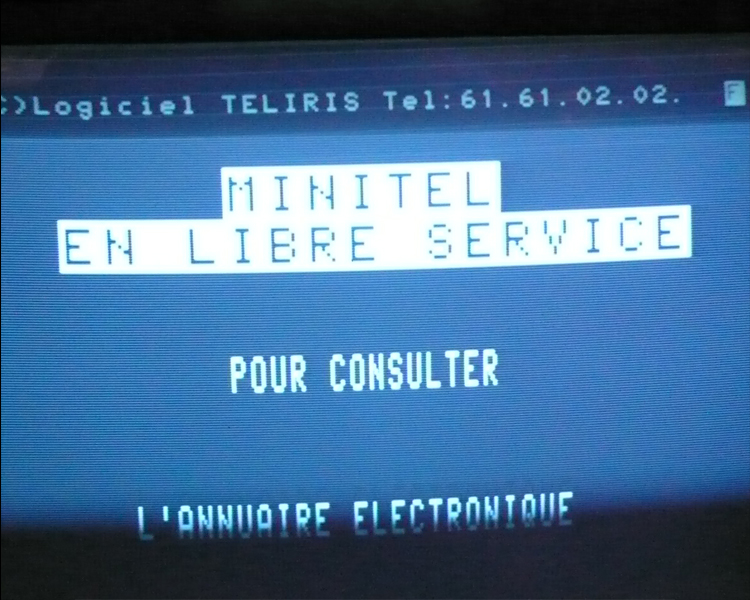 Minitel machine
